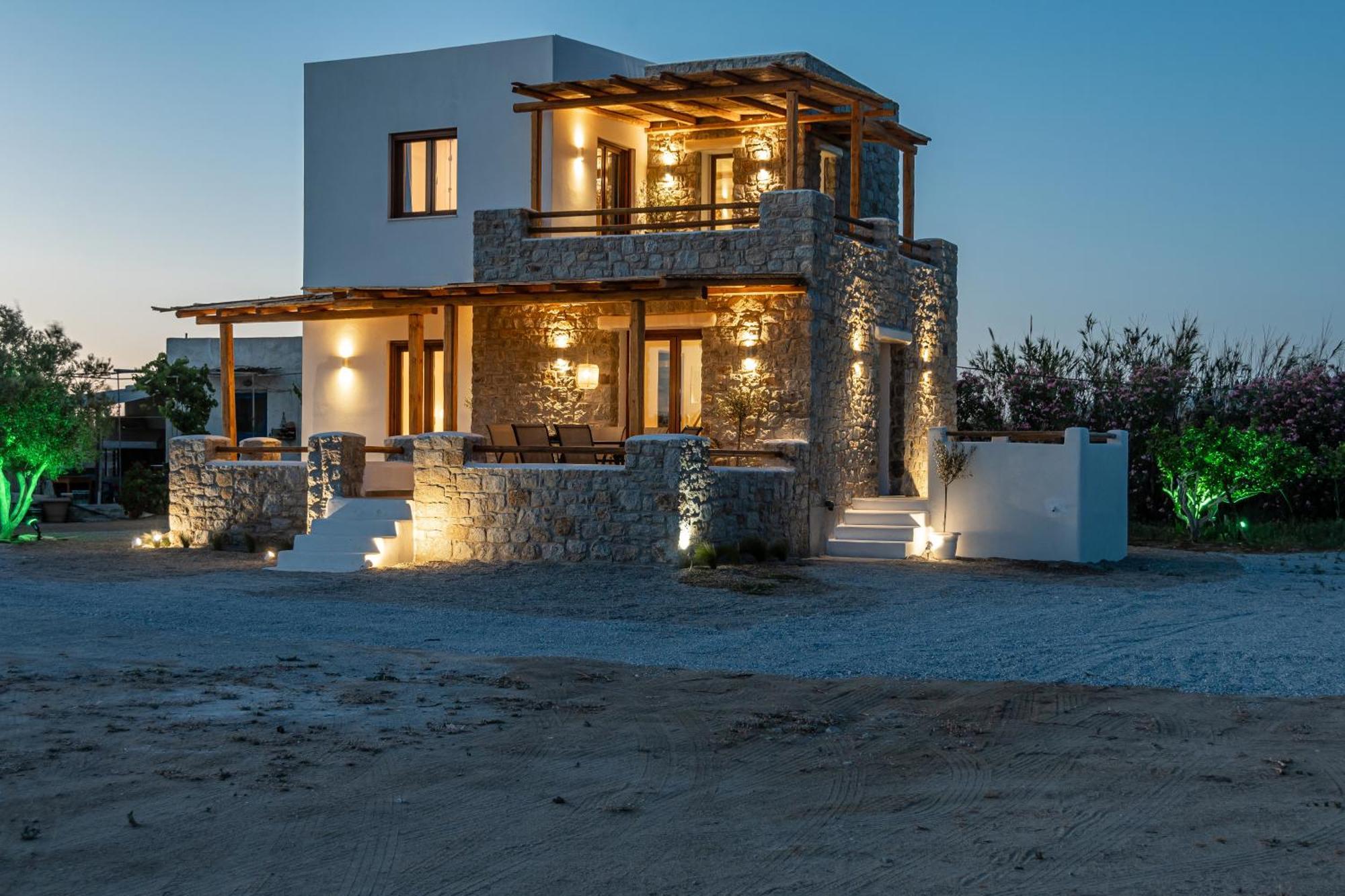 Naxos Beachwalk Villa Plaka Maragkas Exteriör bild