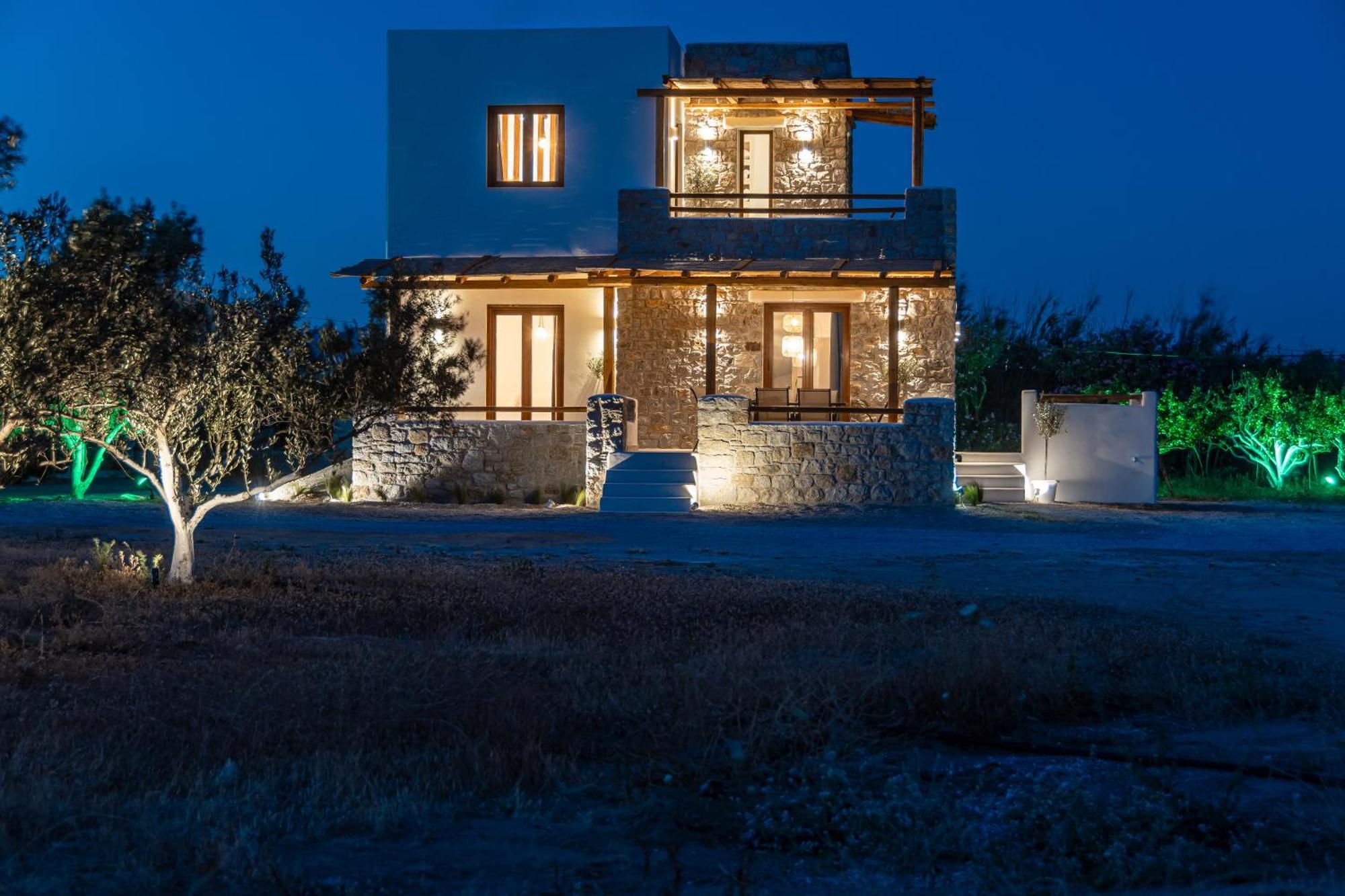 Naxos Beachwalk Villa Plaka Maragkas Exteriör bild