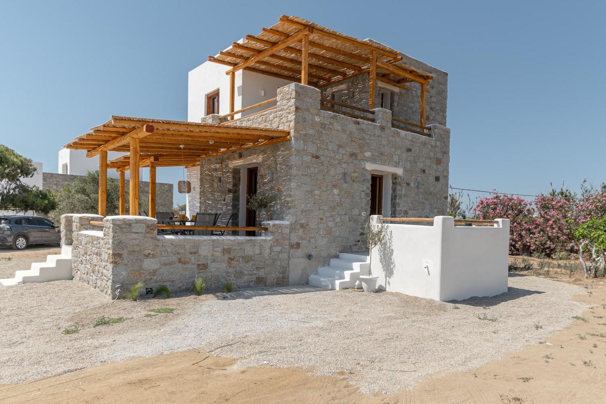 Naxos Beachwalk Villa Plaka Maragkas Exteriör bild