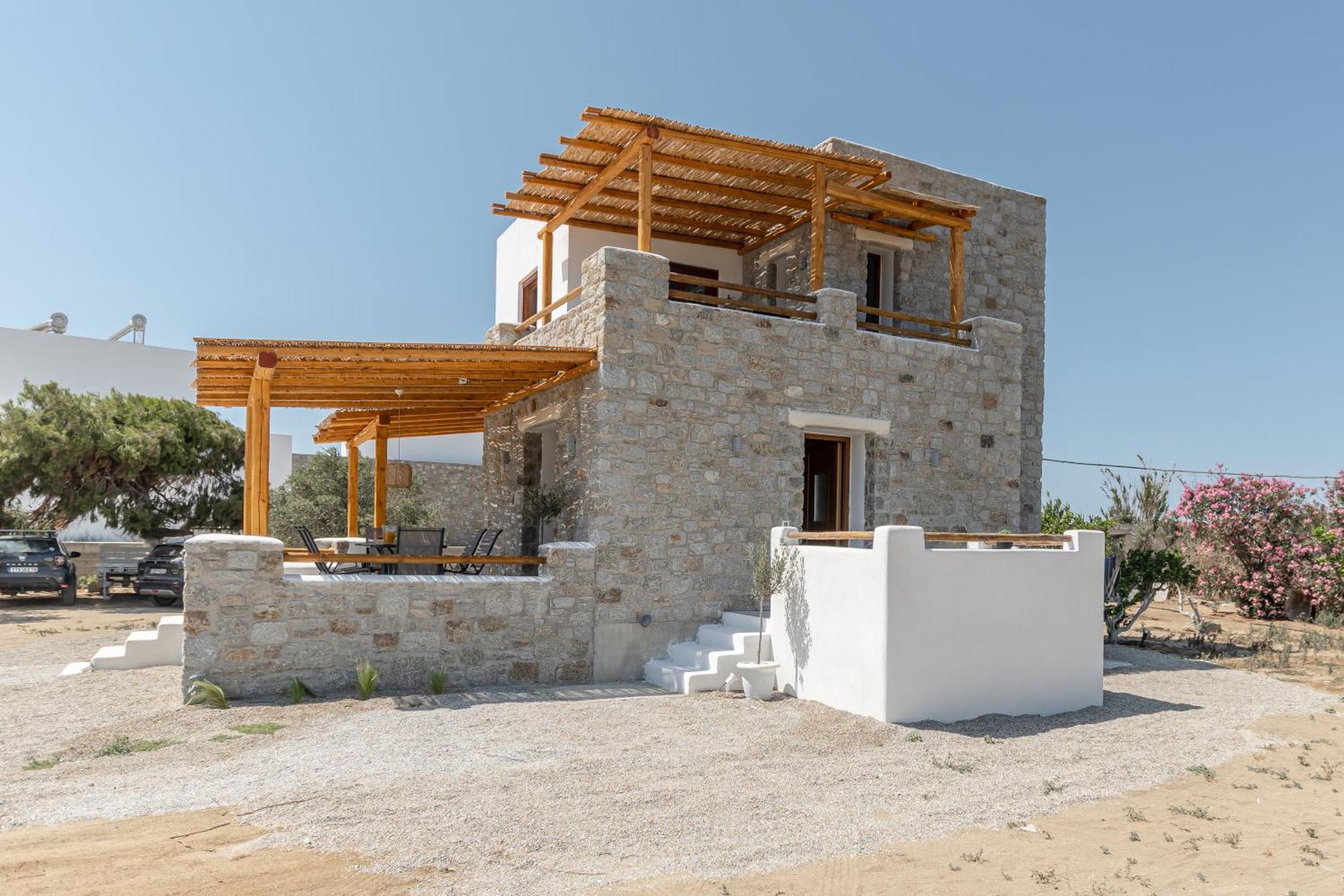 Naxos Beachwalk Villa Plaka Maragkas Exteriör bild