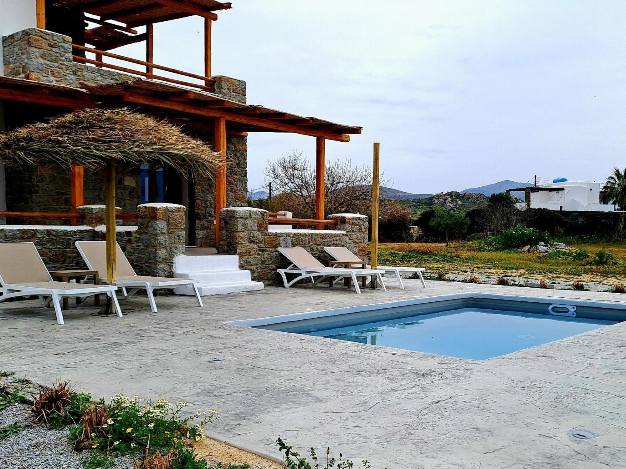 Naxos Beachwalk Villa Plaka Maragkas Exteriör bild
